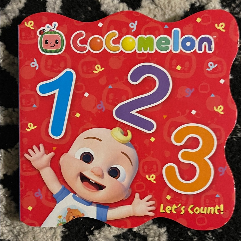 1-2-3 Let's Count! Board Book - Red